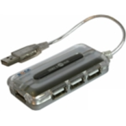 Rock  USB 2.0 4 Port Hub,  Wit